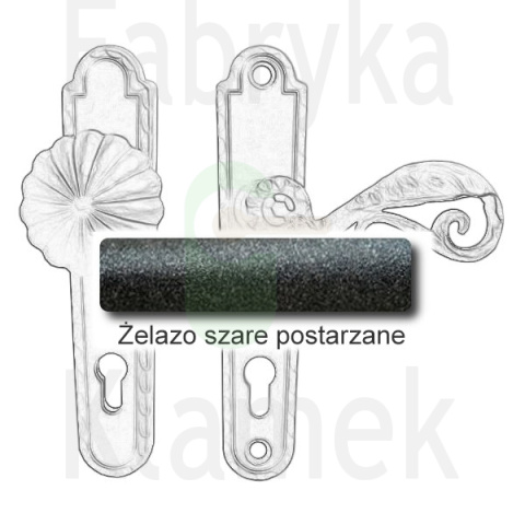 Klamko-gałka zewnętrzna Abella 4300A/B