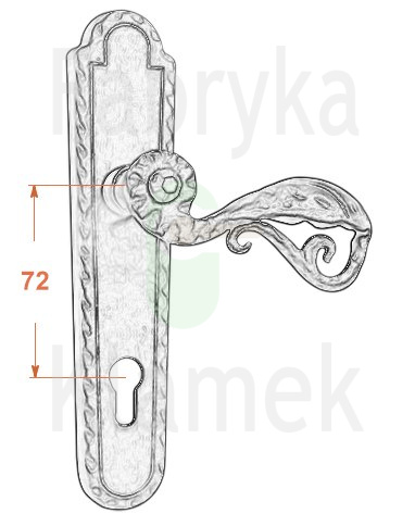 Klamko-uchwyt zewnętrzny Abella 4300C/D Klamko-uchwyt zewnętrzny Abella 4300C/D