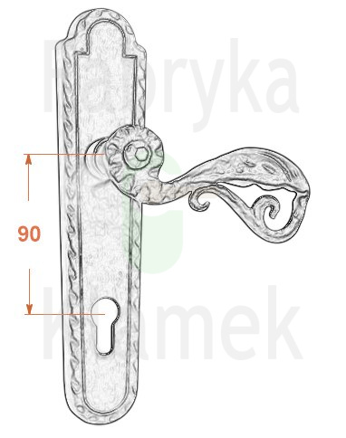Klamko-uchwyt zewnętrzny Abella 4300C/D Klamko-uchwyt zewnętrzny Abella 4300C/D