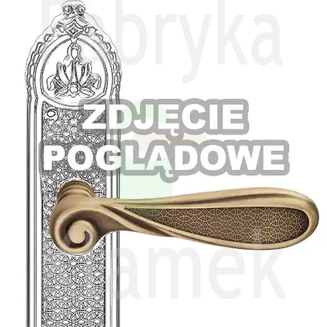 Klamka Aisha 1651 Big z otworem na wkładkę Klamka Aisha 1651 Big z otworem na wkładkę