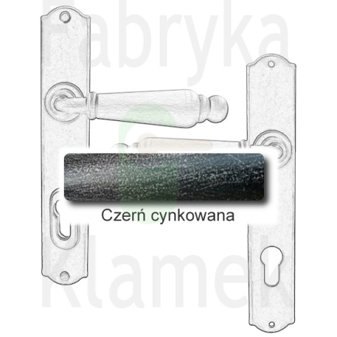 Klamka zewnętrzna Oslo 4361E z zabezpieczeniem Hardox® Klamka zewnętrzna Oslo 4361E z zabezpieczeniem Hardox®