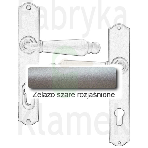 Klamka zewnętrzna Oslo 4361E z zabezpieczeniem Hardox® Klamka zewnętrzna Oslo 4361E z zabezpieczeniem Hardox®