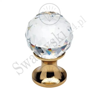 CRYSTAL OZ 40 mm gałka meblowa z kryształem Swarovski®